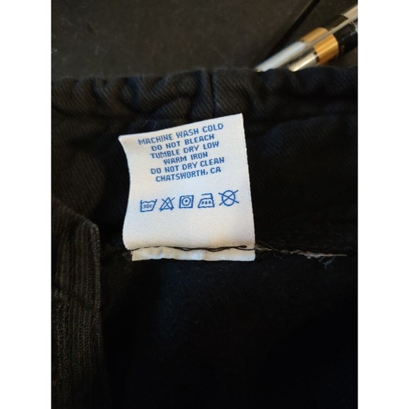 Sea Breeze of California Black Cotton Hooded Pullover Medium Top Beach Lounge - Picture 6 of 6